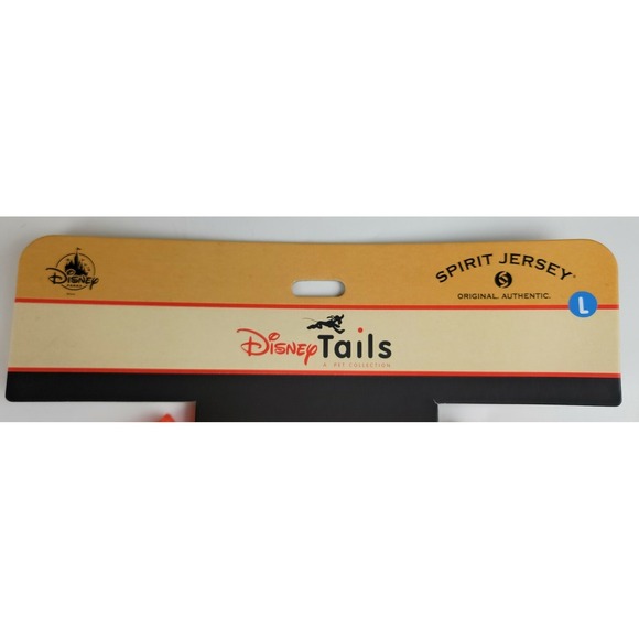 NWT Disneyland Park Coral Peach Disney Tails Spirit Jersey Dog Shirt SZ L - Picture 5 of 6